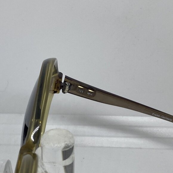 Vintage Zeiss Sunglasses Oversized 217 AC9 8073 Oval Yellow 61-11-125 with strap - Picture 7 of 9